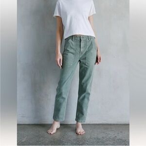 Women's Green Straight Leg Pants
